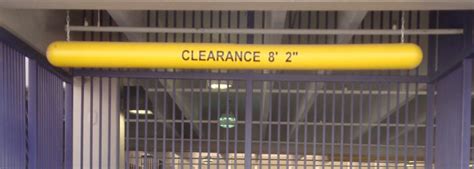 Clearance Bars for Entryway Overhead Height Protection - J&P Site Experts