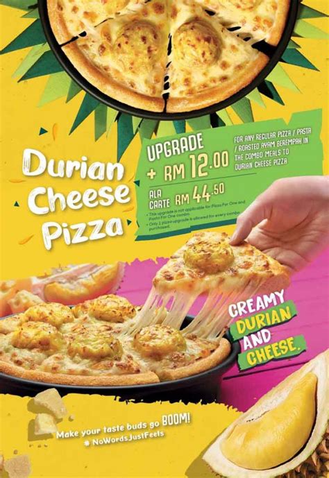 Grab A Slice Of The New Durian Cheese Pizza Now Available At Pizza Hut Malaysia