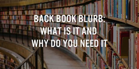 What is a Back Book Cover Blurb and Why You Need It — JONY STUDIOS