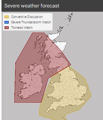 Storm Isha causes tornado alert in Ireland - Laois Live