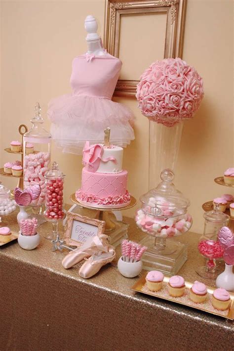 Ballerina Birthday Party Ideas | Photo 8 of 37 | Ballerina birthday parties, Ballerina birthday ...