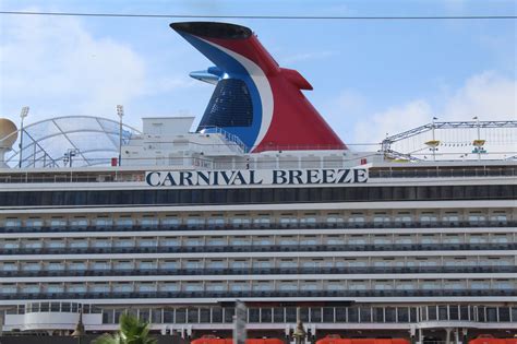 Carnival Breeze Back In Galveston After Dry-Dock & New Paint Job - RyG ...