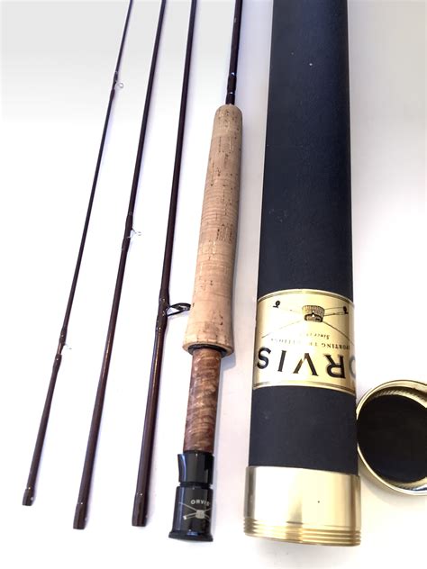 Orvis Superfine Full Flex 4 piece 7ft Traveller Fly Rod - Antique and ...