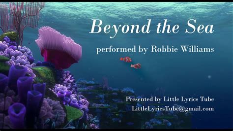 Finding Nemo - Beyond the Sea by Robbie Williams with lyrics - YouTube