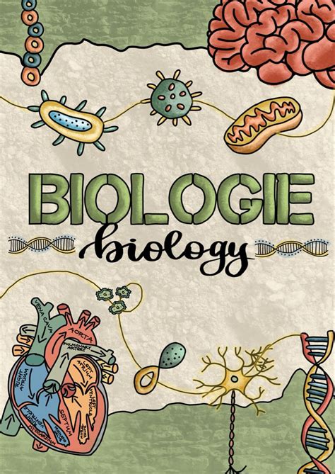 biology cover page aesthetic | Erdkunde deckblatt, Deckblatt schule ...