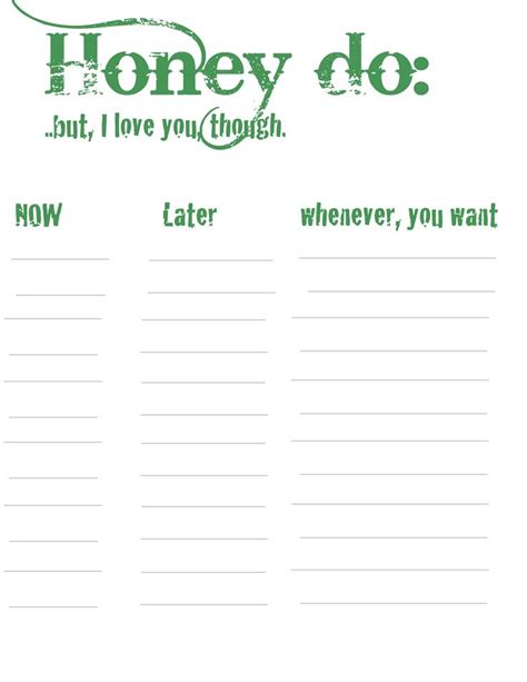 Honey do list! | Honey do list, Honey do, Love quotes for her