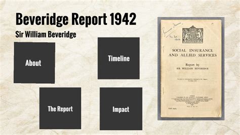 Beveridge Report 1942 by Adam Ferris on Prezi