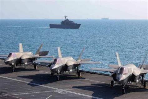 British carrier strike group conducts passage exercise with Singapore navy | The Straits Times