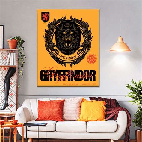 Harry Potter House Of Gryffindor Wall Art | Digital Art