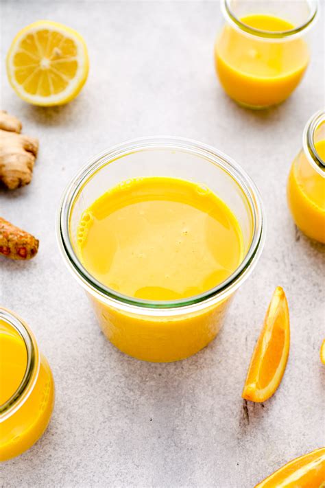 Easy Ginger Turmeric Shots - Darn Good Veggies