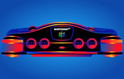 I vectorized the N64 console artwork from the Japanese box : r/n64