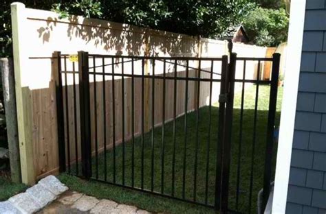 Black Aluminum Gate - Add A Link Fence Company