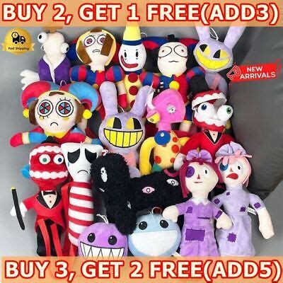 The Amazing Digital Circus Plush Dolls Jax Pomni Stuffed Toy Kid ...