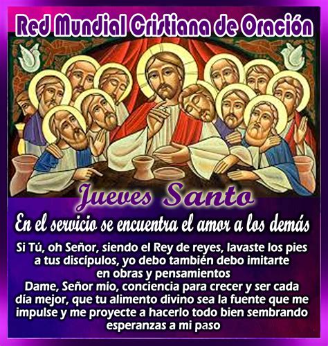 Jueves Santo - Red Mundial Cristiana de Oración (RMCO)