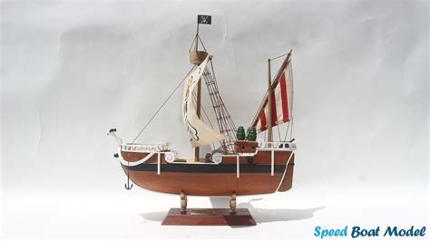 One Piece Sailing Ship Model 15.7" - Speed Boat Model