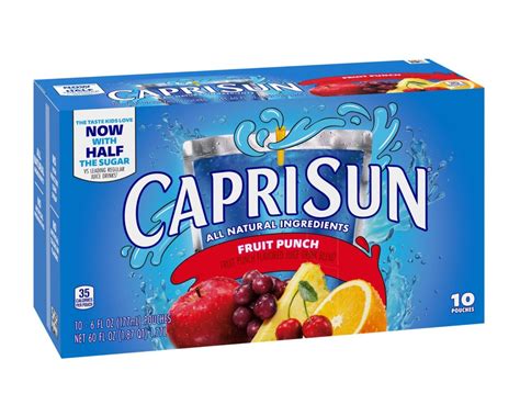 20 Capri Sun Fruit Punch Nutrition Facts - Facts.net