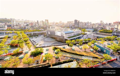 Asia Culture Complex (ACC) located in Gwangju, South Korea. Overview of ...