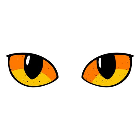 Cat eyes illustration - Transparent PNG & SVG vector file