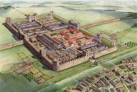 Vindobala, Rudchester, Northumberland in 2024 | Roman britain, City maps, Fantasy city