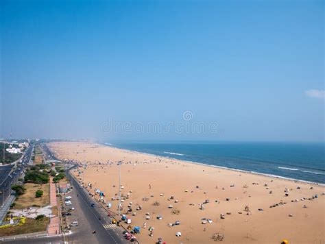 Marina Beach in Chennai City, Editorial Stock Image - Image of coast, bengal: 110159304