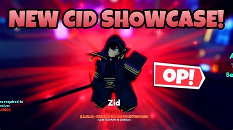 [SHOWCASE] NEW SECRET CID SHOWCASE ON ANIME ADVENTURES! - YouTube