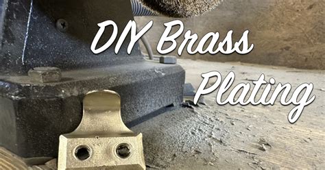 DIY Brass Plating - The Craftsman Blog