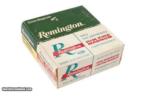 Vintage Remington 5mm Magnum Ammo