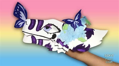 How to make a paper Dragon-Butterfly on hand. / Sofit PaperCraft / DIY ...