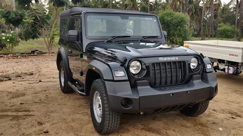 Mahindra All-new THAR Napoli Black Colour AX Variant - First Look ...