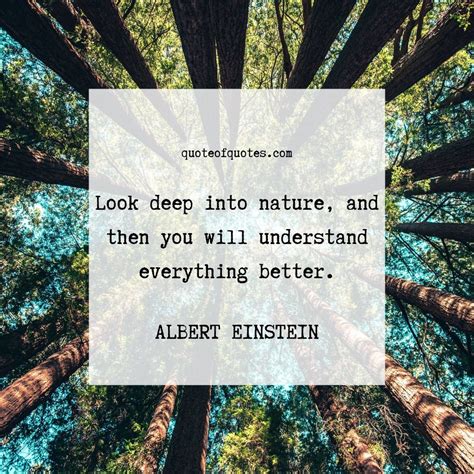 Albert Einstein Quote: Look deep into nature, and then... Check ...