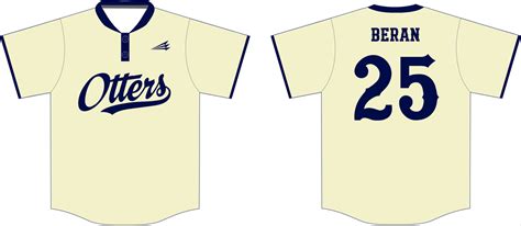 Evansville Otters Custom Traditional Baseball Jerseys