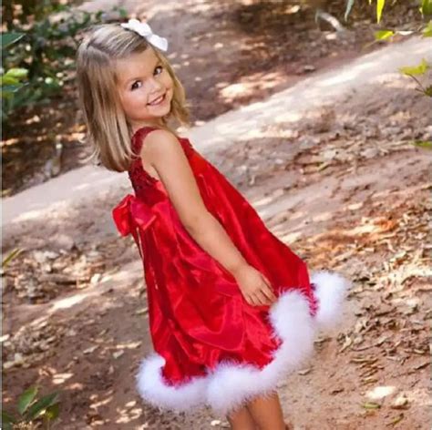 Cute Girls Christmas Dresses 2019 Sleeveless Sequined Girls Winter ...