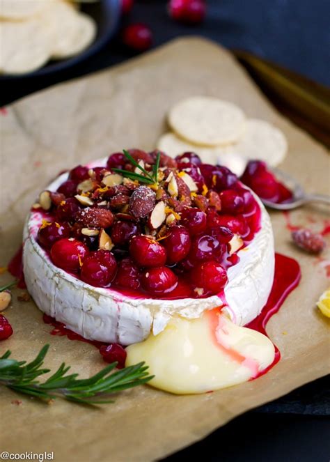 Baked Brie With Cranberries And Almonds Recipe - Cooking LSL