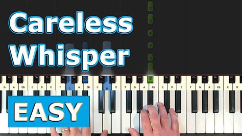 Careless Whisper Trumpet Sheet Music Easy / Careless Whisper Trumpet Sheet Music Very Easy Level ...