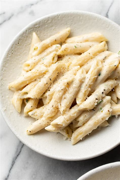 Creamy Penne Pasta • Salt & Lavender