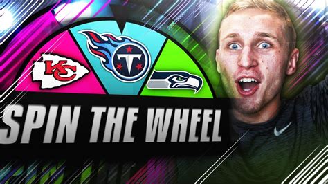 SPIN THE WHEEL OF NFL TEAMS! Madden NFL 18 - YouTube