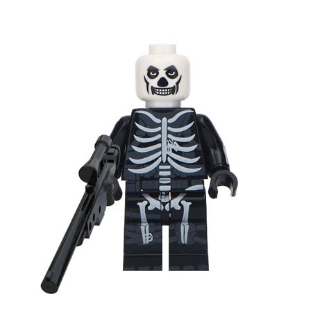 Skull Trooper Minifigures Lego Compatible Fortnite Minifigure