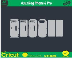 Asus Rog Phone 6 Pro Skin Vector Template - AK Digital File