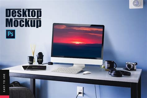 Desktop Mockup - Design Template Place