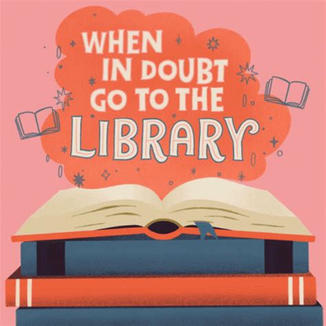 When In Doubt Library Text GIF | GIFDB.com