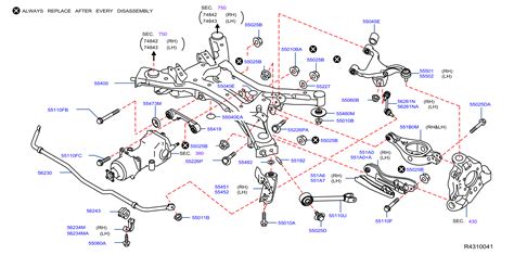 Nissan Pathfinder Suspension Arm. DRIVE, WHEEL, ENGINE - 55226-JA01D | Mike Barney Nissan ...