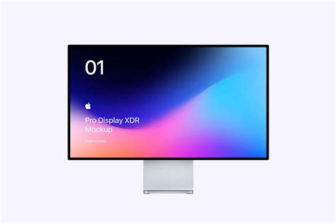 Free Apple Pro Display XDR Mockup (PSD)