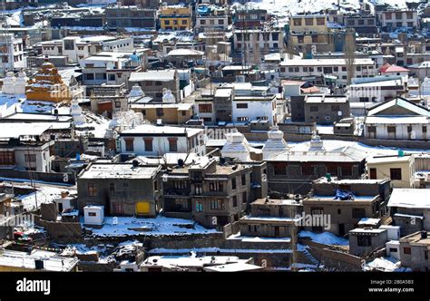 Aerial view of Leh Ladakh. Himalayas. India Stock Photo - Alamy