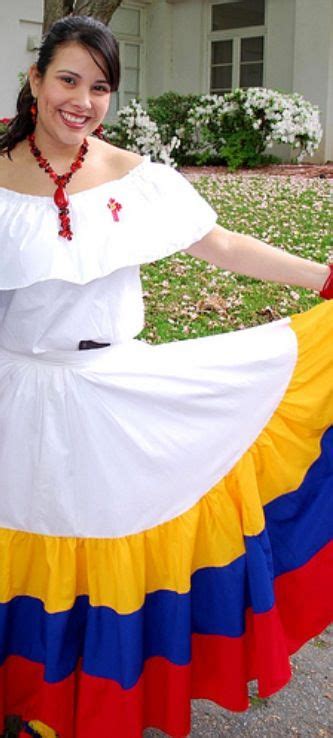 Traje tipico de Venezuela | Dress, Dress name, National dress