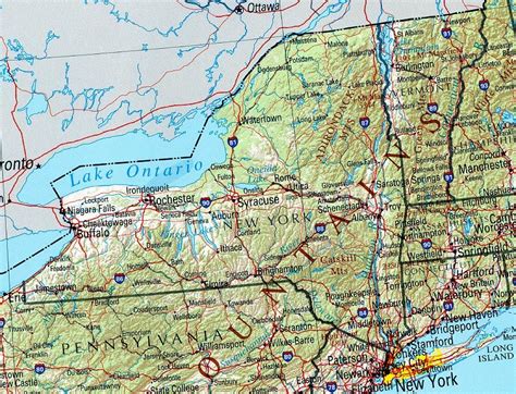 Really good map of NY state | Map of new york, Ny trip, New york state