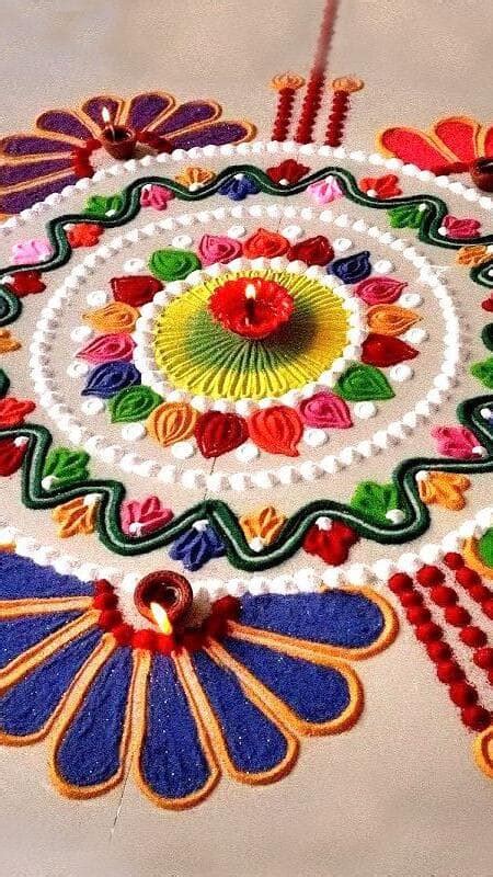 Best rangoli designs for Diwali 2023