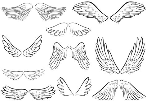 Angel Wings Vectors - Download Free Vector Art, Stock Graphics & Images