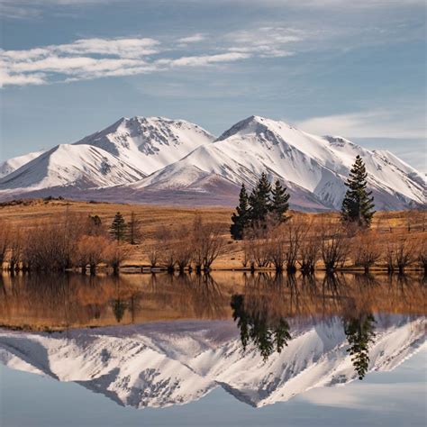 Ashburton Lakes, New Zealand- morning reflections