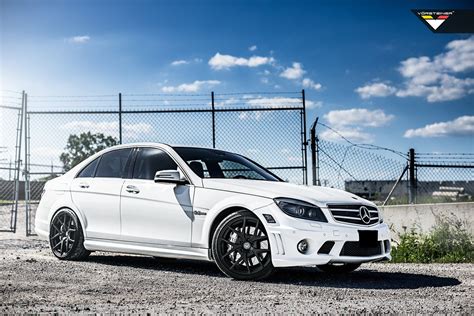 White Mercedes C Class Gets a Distinctive Appearance with Custom Matte ...