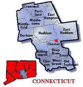 Map Of Chester Ct - United States Map States District